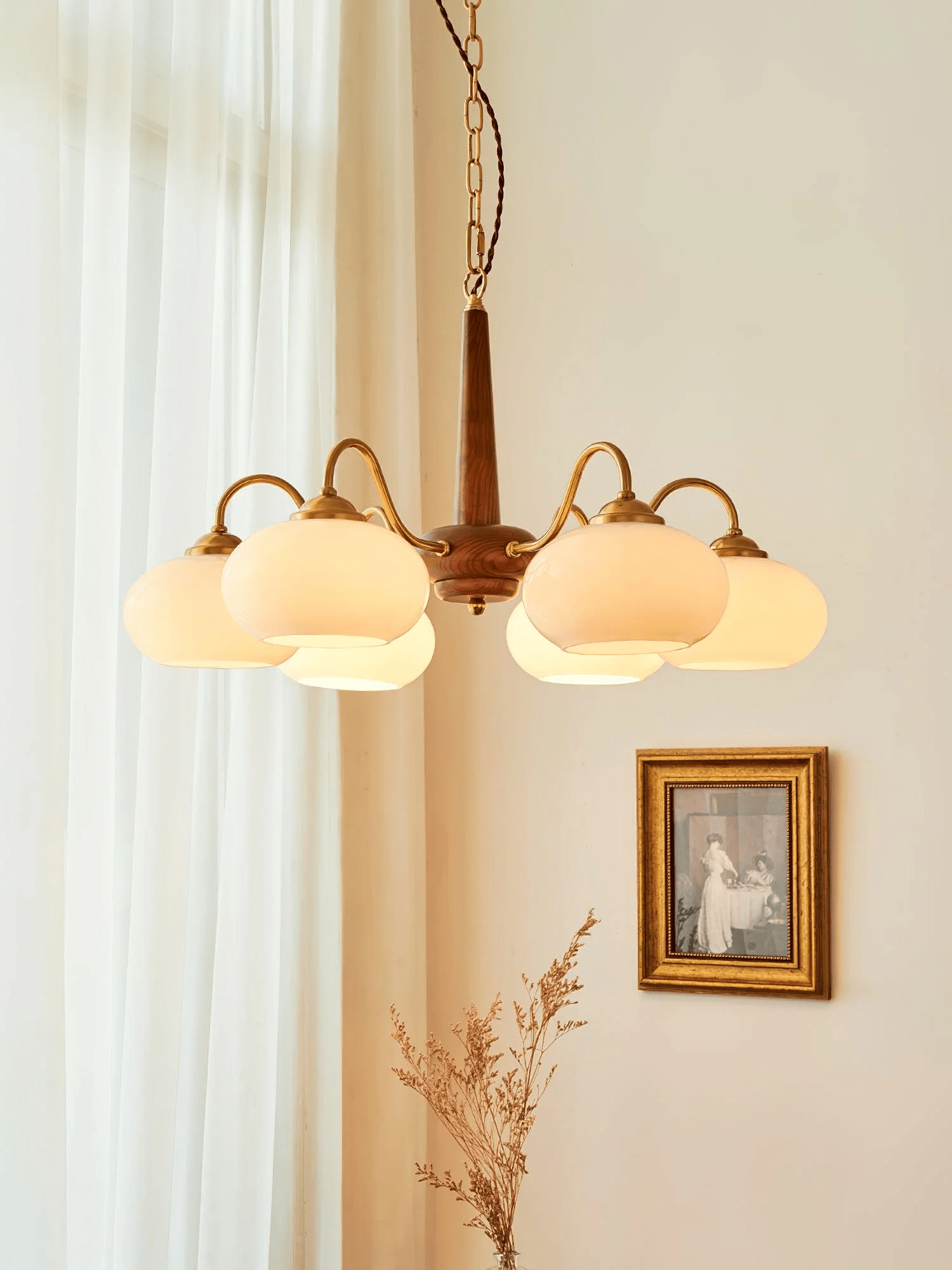 Persimmon Chandelier - Blowlighting
