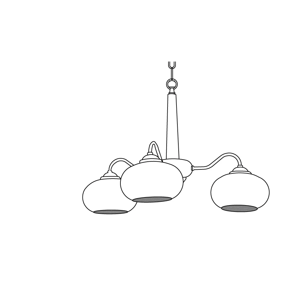 Persimmon Chandelier - Blowlighting