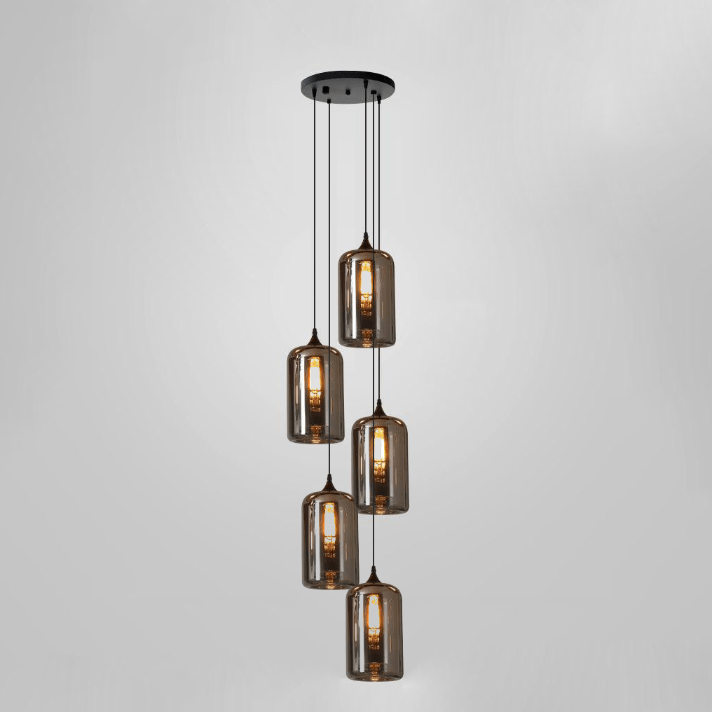 Bottle Glass Pendant Light - Blowlighting