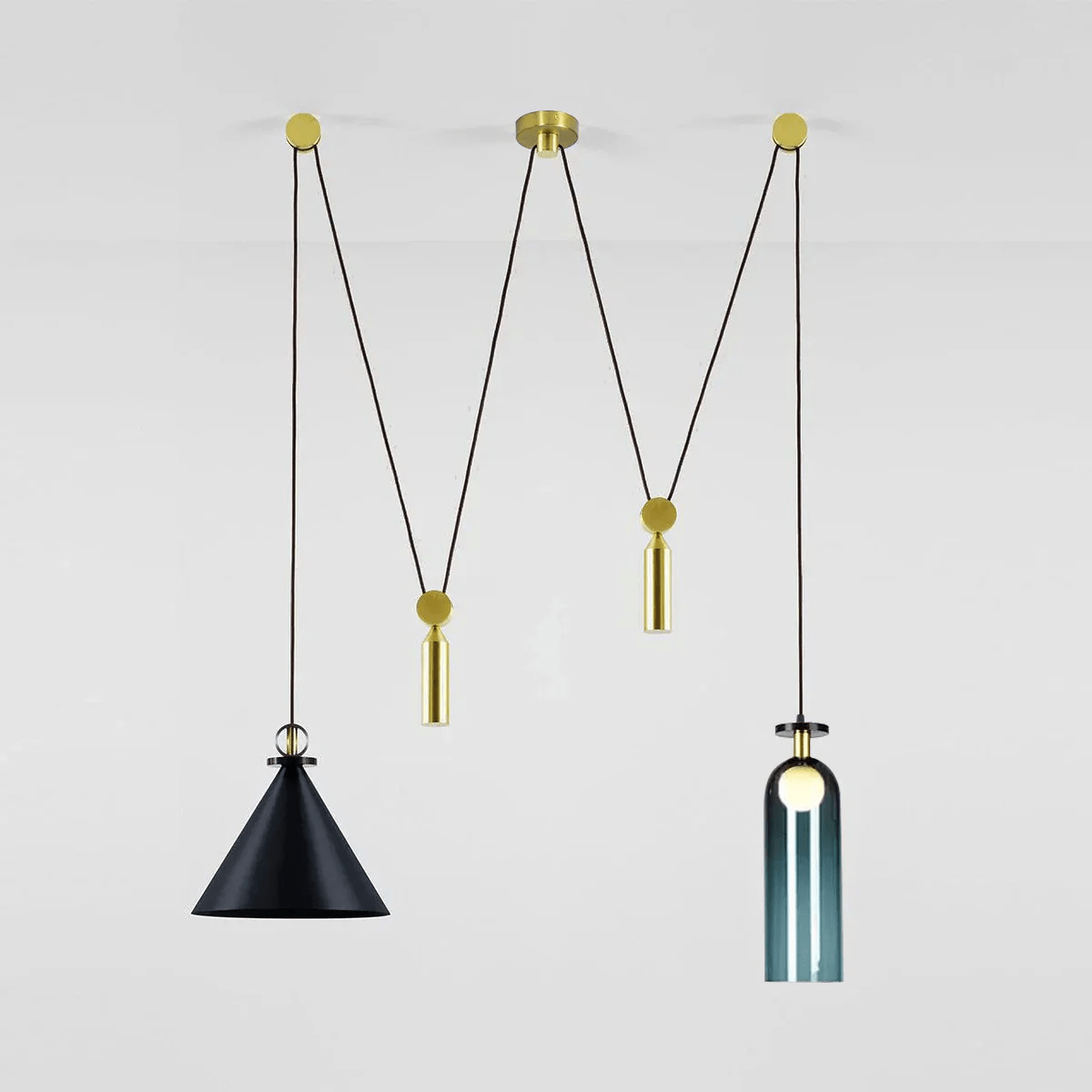Lustra Kronleuchter Geometrische Form Kunst-Letslighting