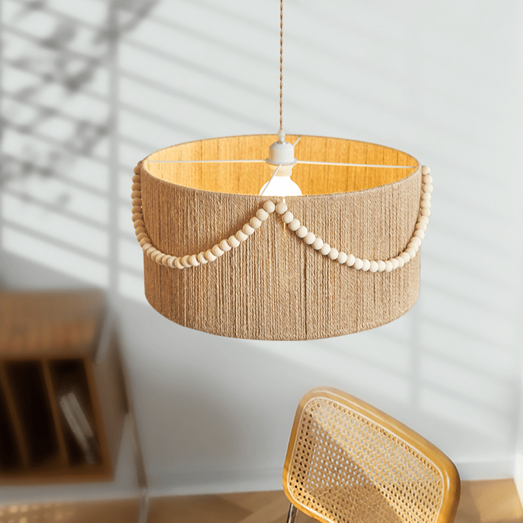 Ershaa Elegance Pendelleuchte im Boho-Stil mit Naturperlen-Letslighting