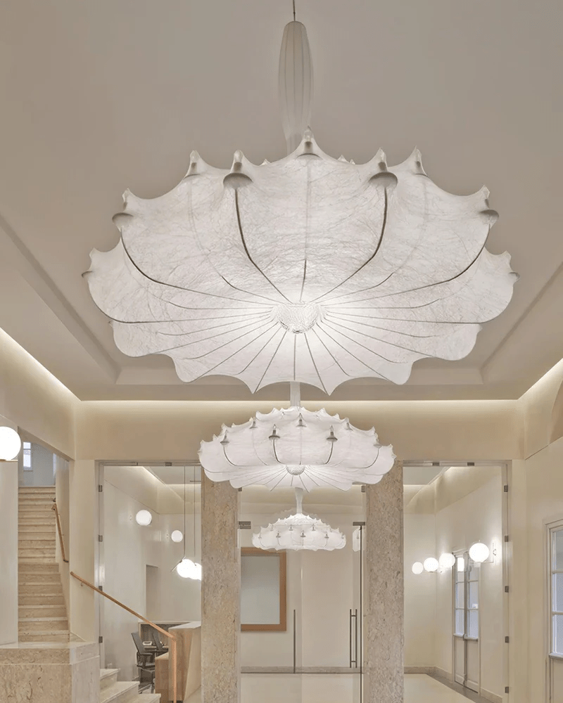 Lumina Zeitgemäß Seide Pendelleuchte Lampe-Letslighting