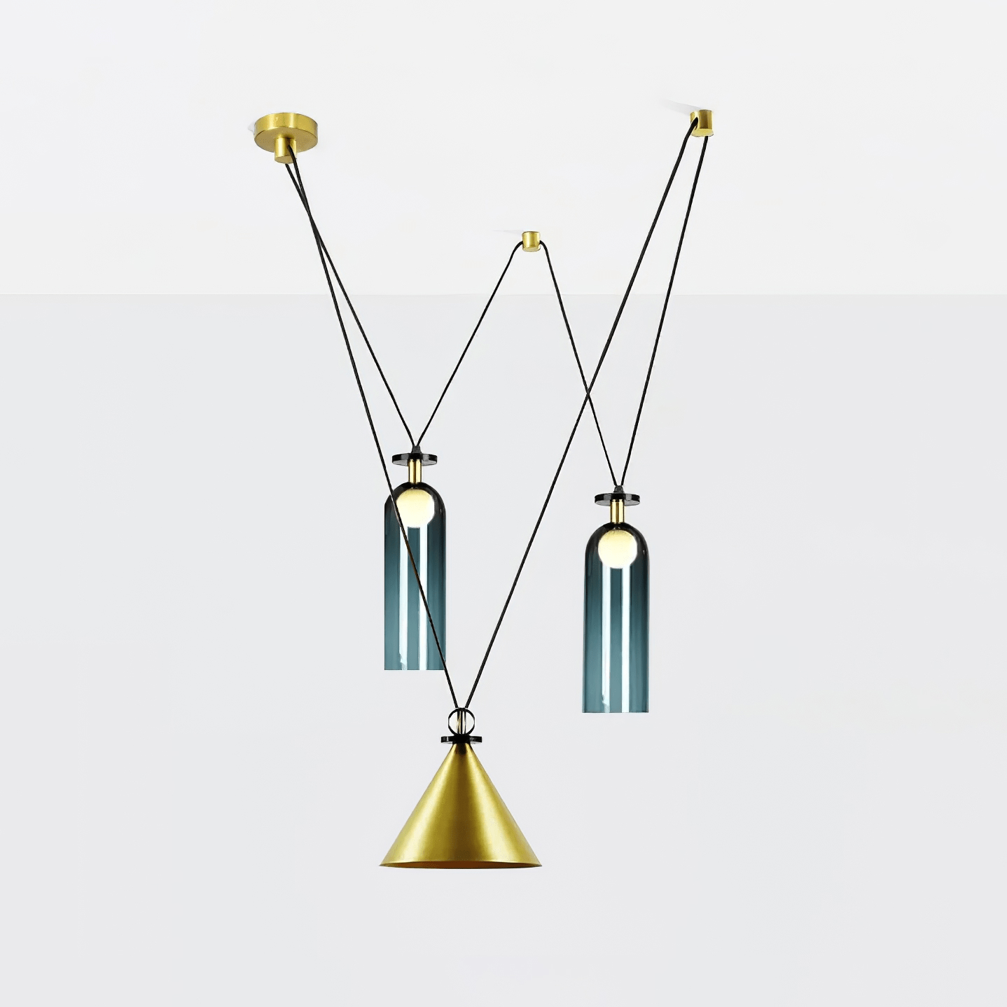 Lustra Kronleuchter Geometrische Form Kunst-Letslighting