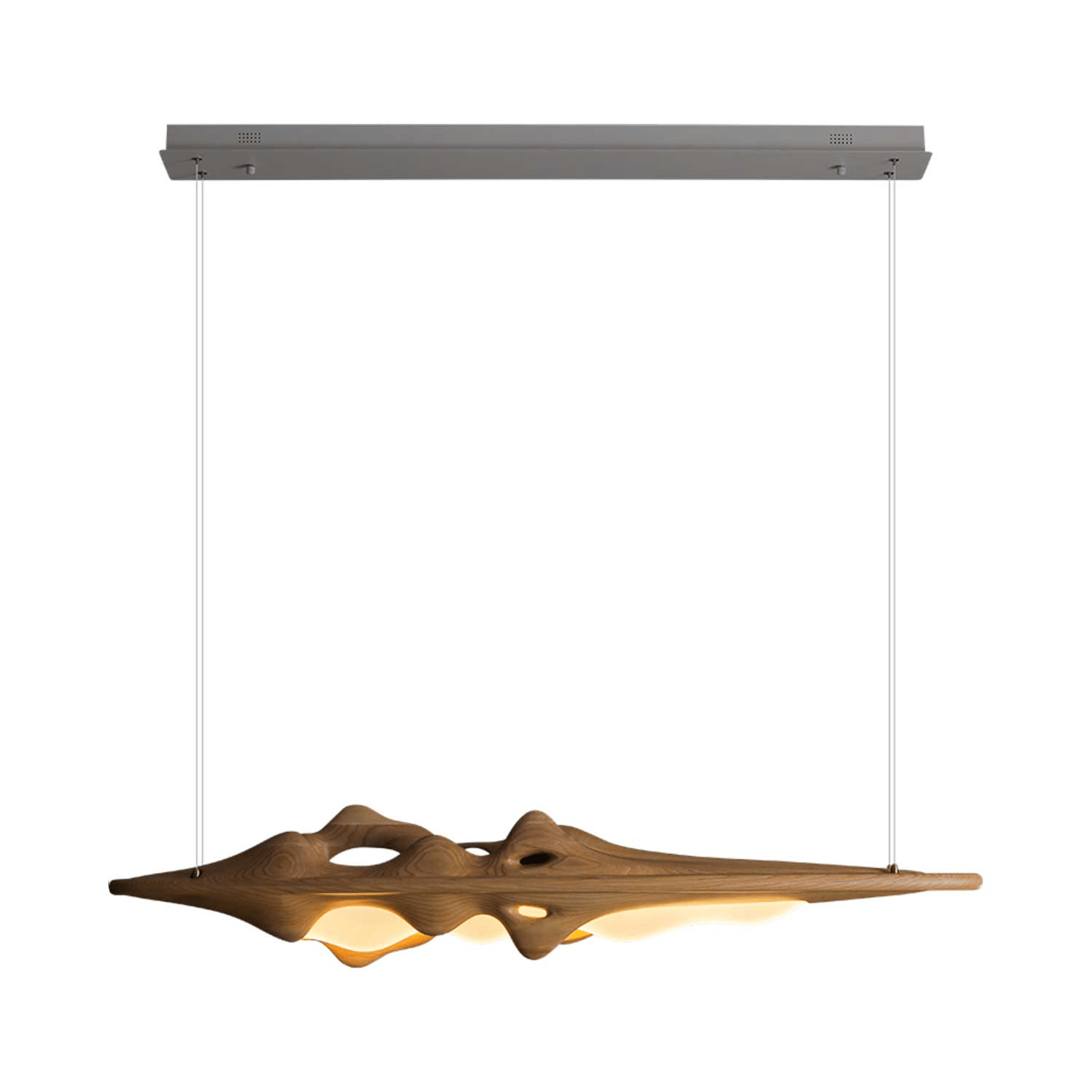 Ulsorira Topografische Holz-Pendelleuchte-Letslighting