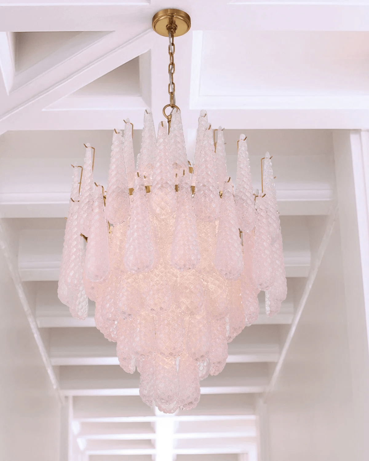 Aurora Chandelier Drop Textured Glass Elegant - Neutralighting