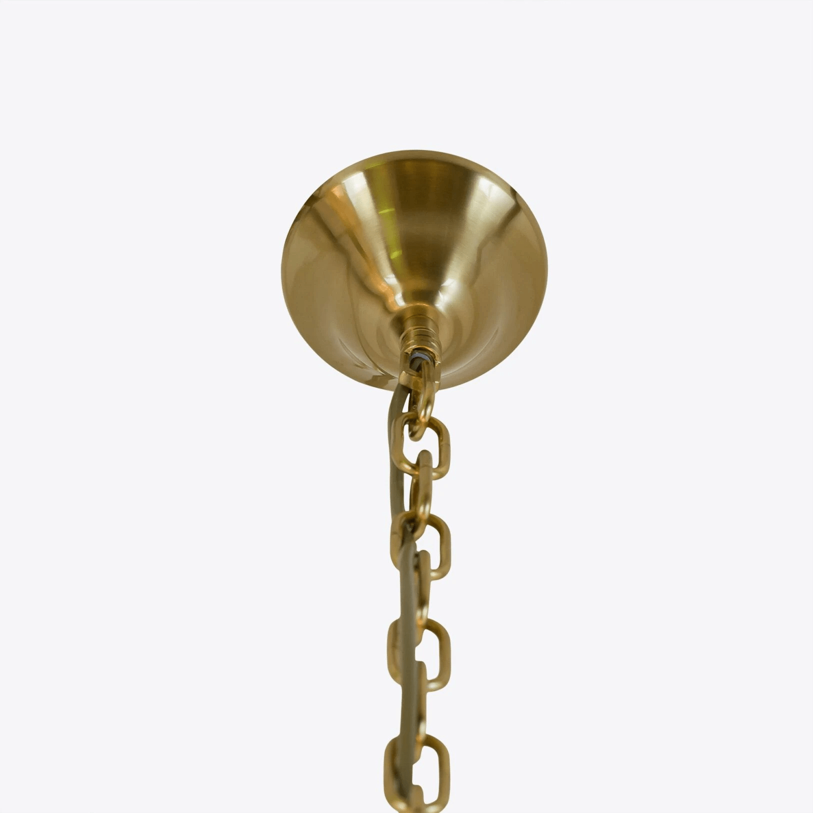 Aurora Chandelier Drum Amber Glass Elegant - Neutralighting