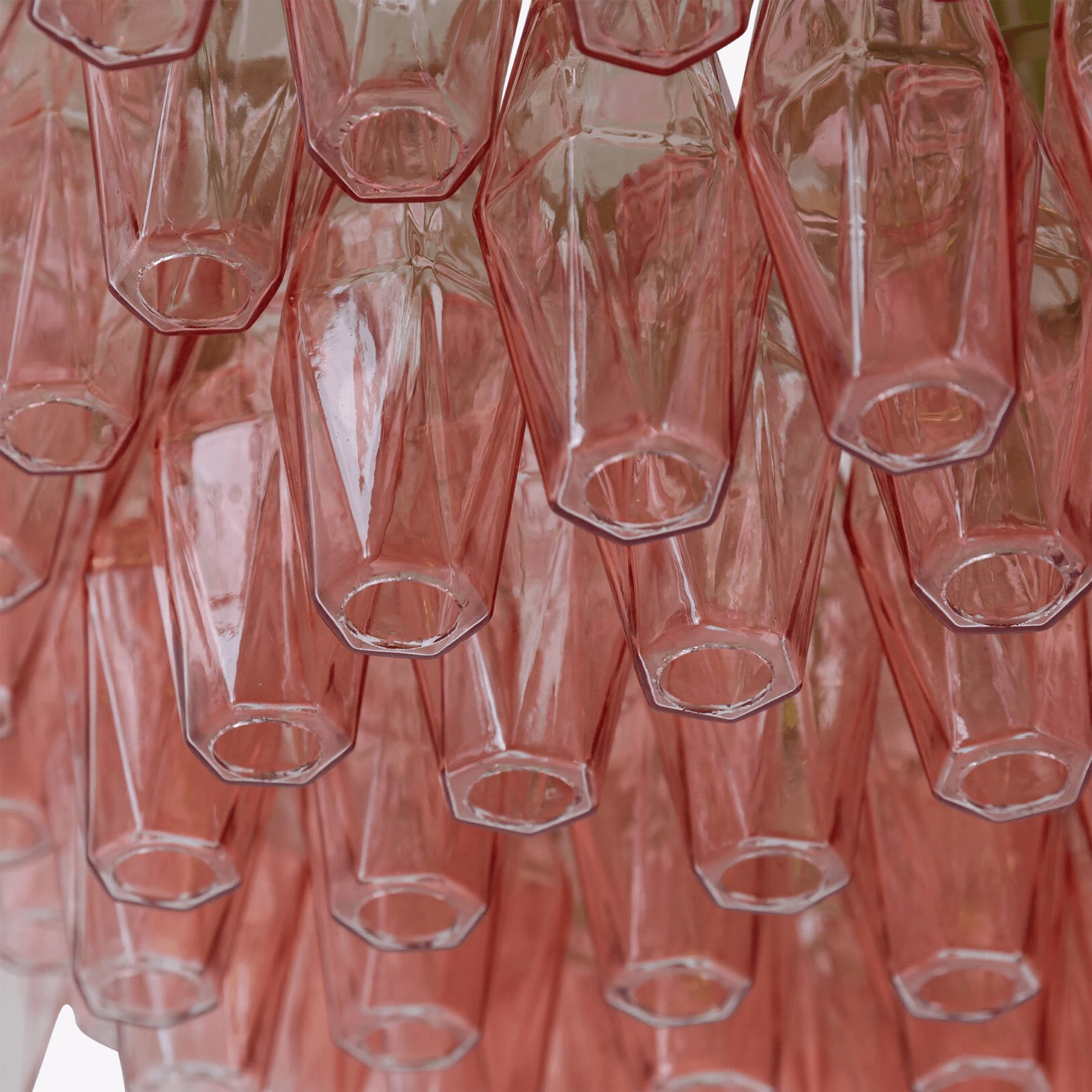 Aurora Chandelier Drum Amber Glass Elegant - Neutralighting