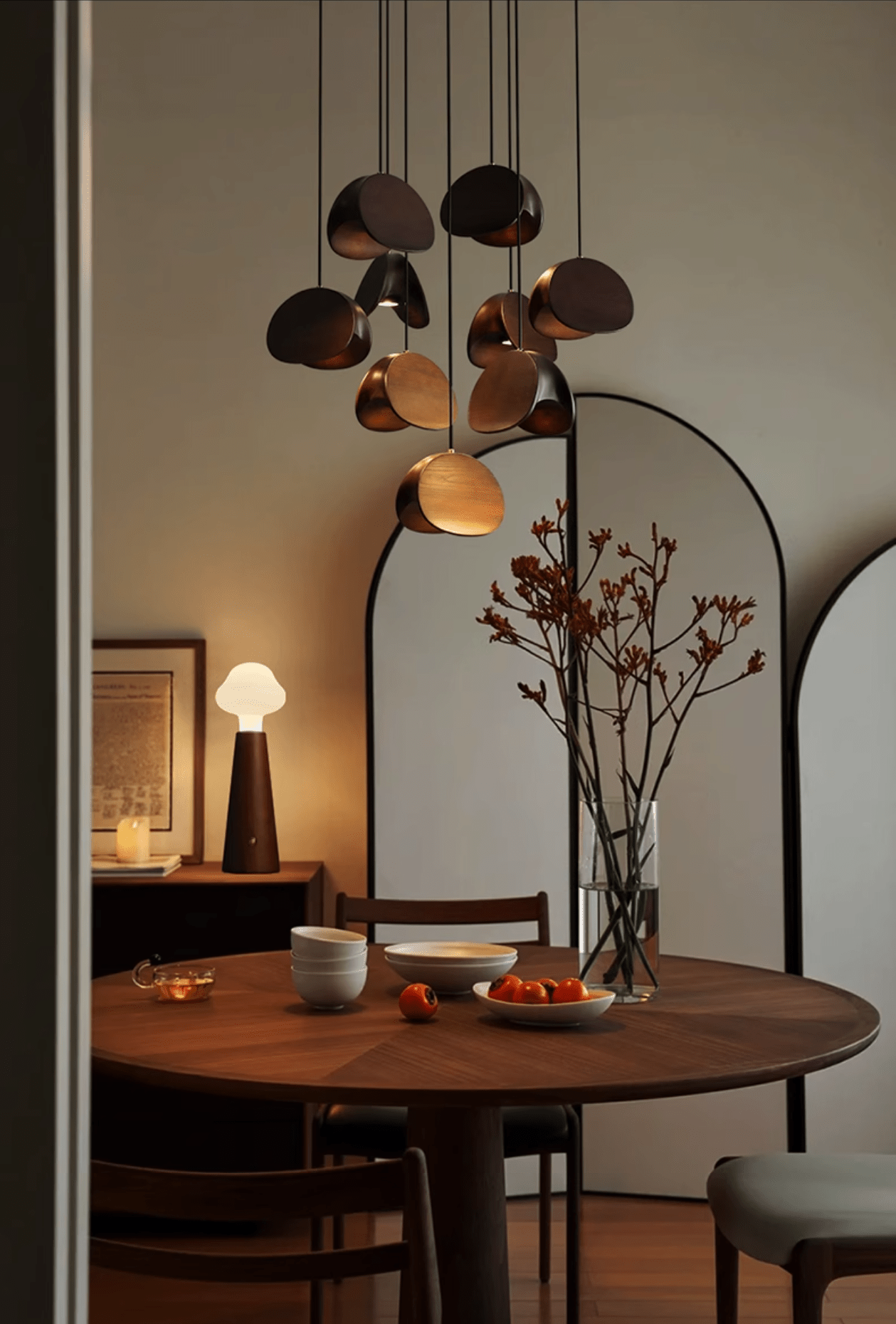 Tavro Minimalistische Pendelleuchte aus Holz-Letslighting