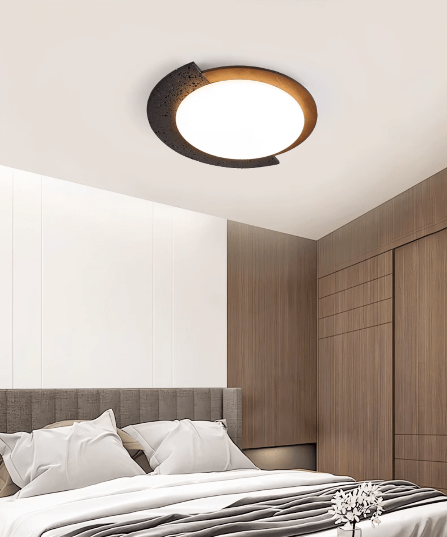 Ulvinor Asymmetrical Travertine Ceiling Light - Neutralighting
