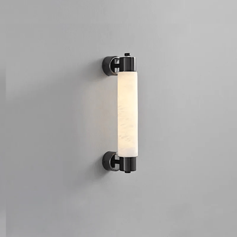 Eurthaeth Alabaster Brass Wall Light - Neutralighting