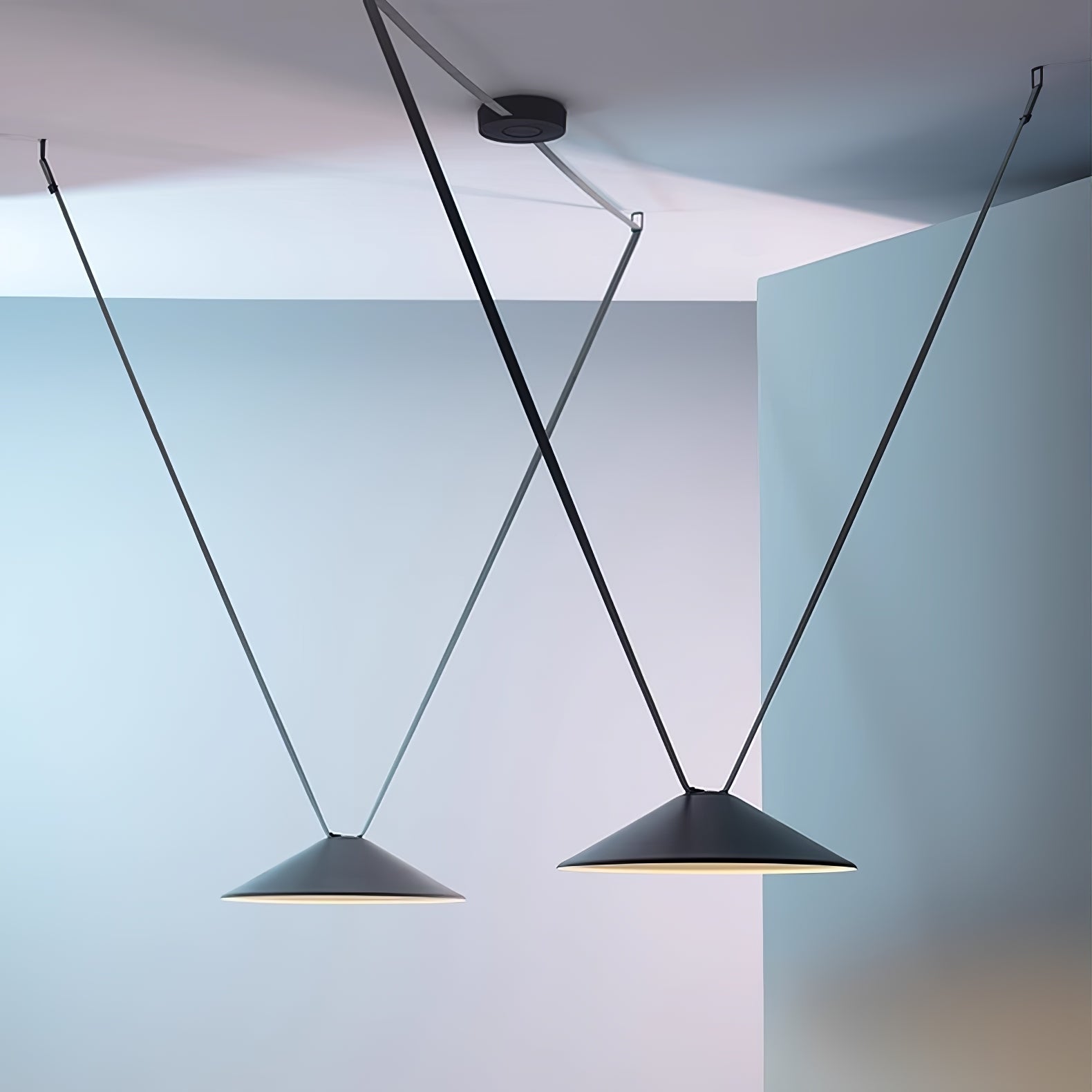 Brooklyn Minimalistische Pendelleuchte aus Metall-Letslighting
