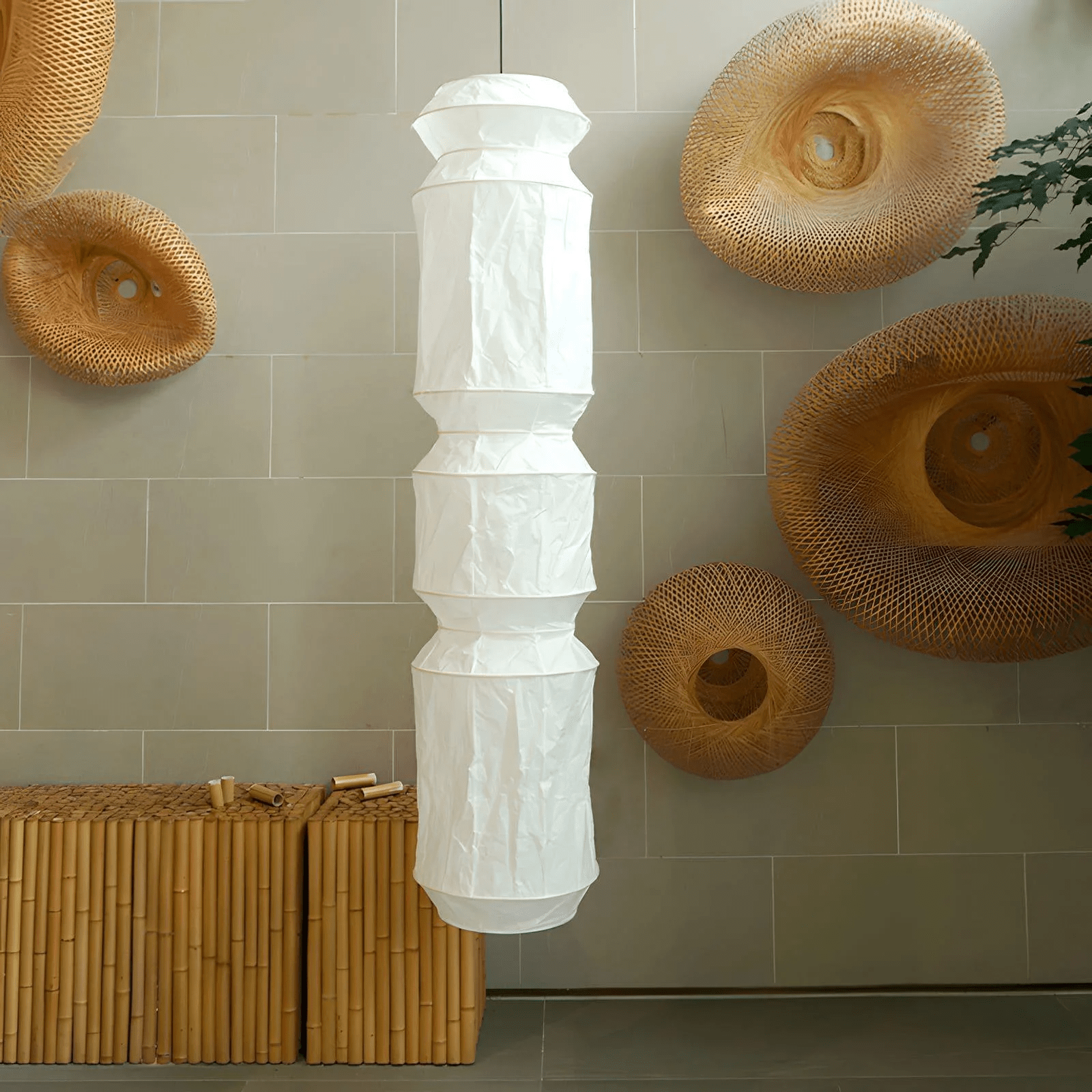 Washi Paper L6 Pendant Light - Blowlighting