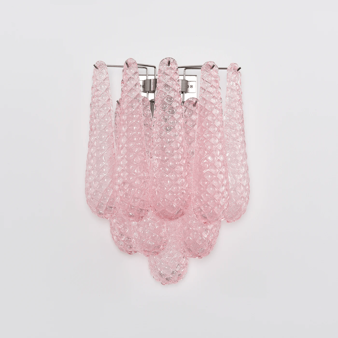 Aurora Wall Lamp Pink Teardrop Glass Floral Artistic - Neutralighting