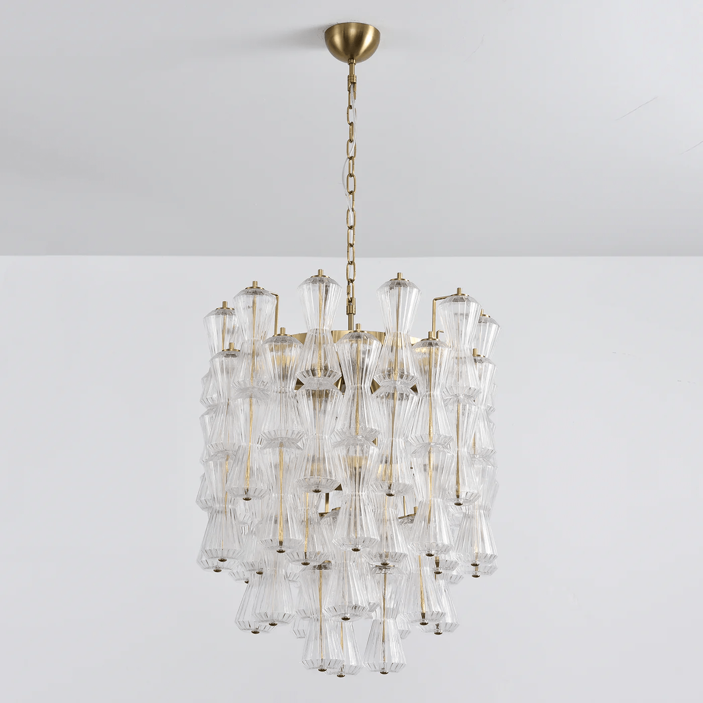 Aurora Chandelier Murano Glass Floral Cascade - Neutralighting