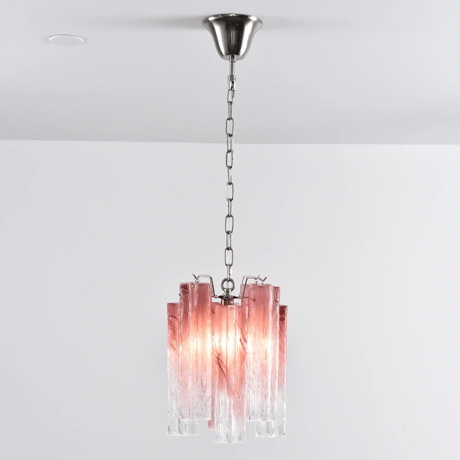 Aurora Chandelier Pink Gradient Murano Glass - Neutralighting