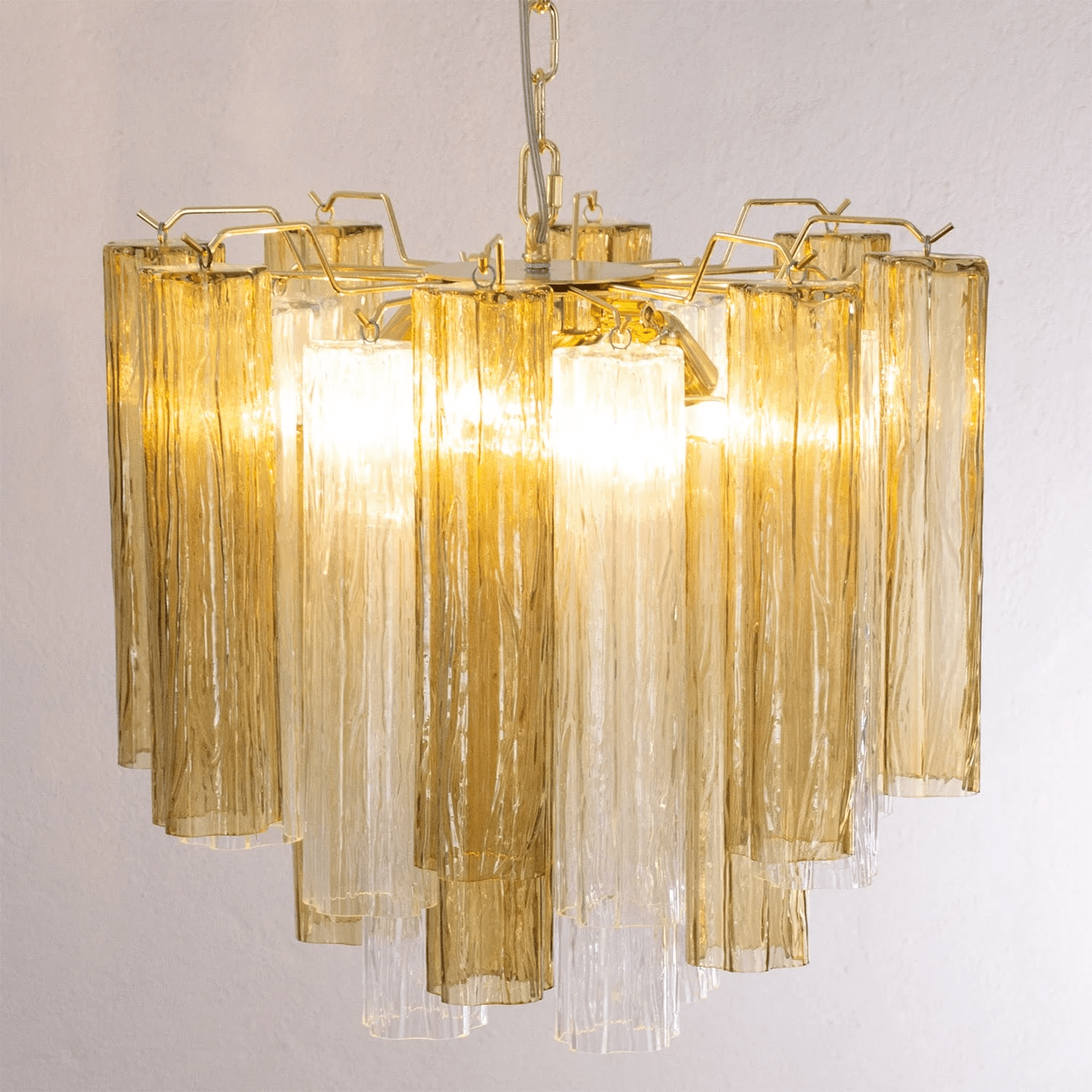 Aurora Chandelier Murano Glass Tiered - Neutralighting
