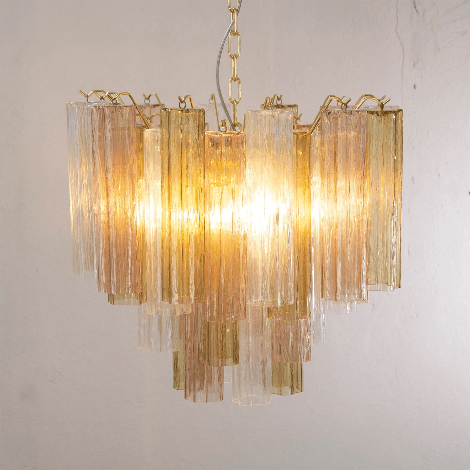 Aurora Chandelier Murano Glass Tiered - Neutralighting