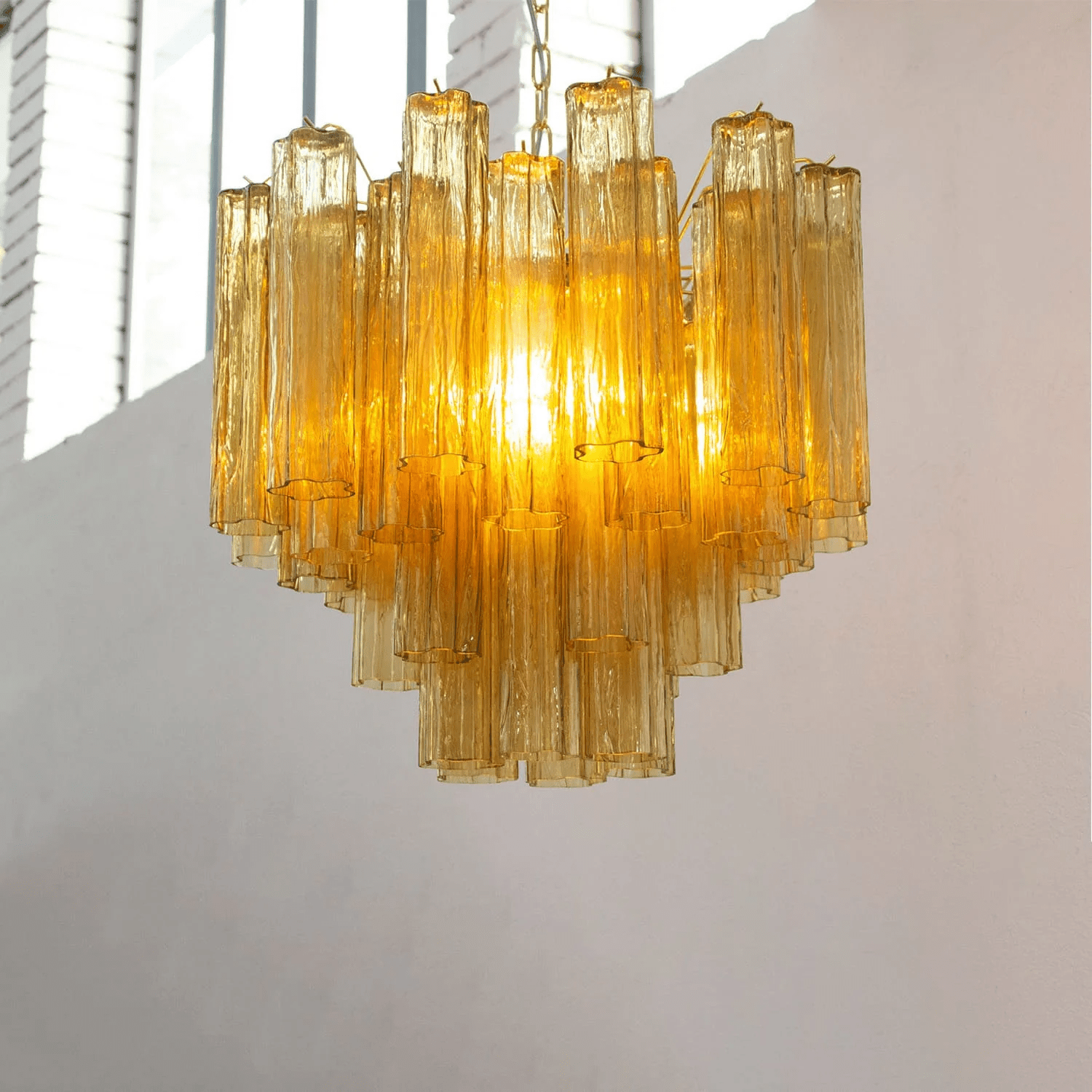 Aurora Chandelier Murano Glass Tiered - Neutralighting