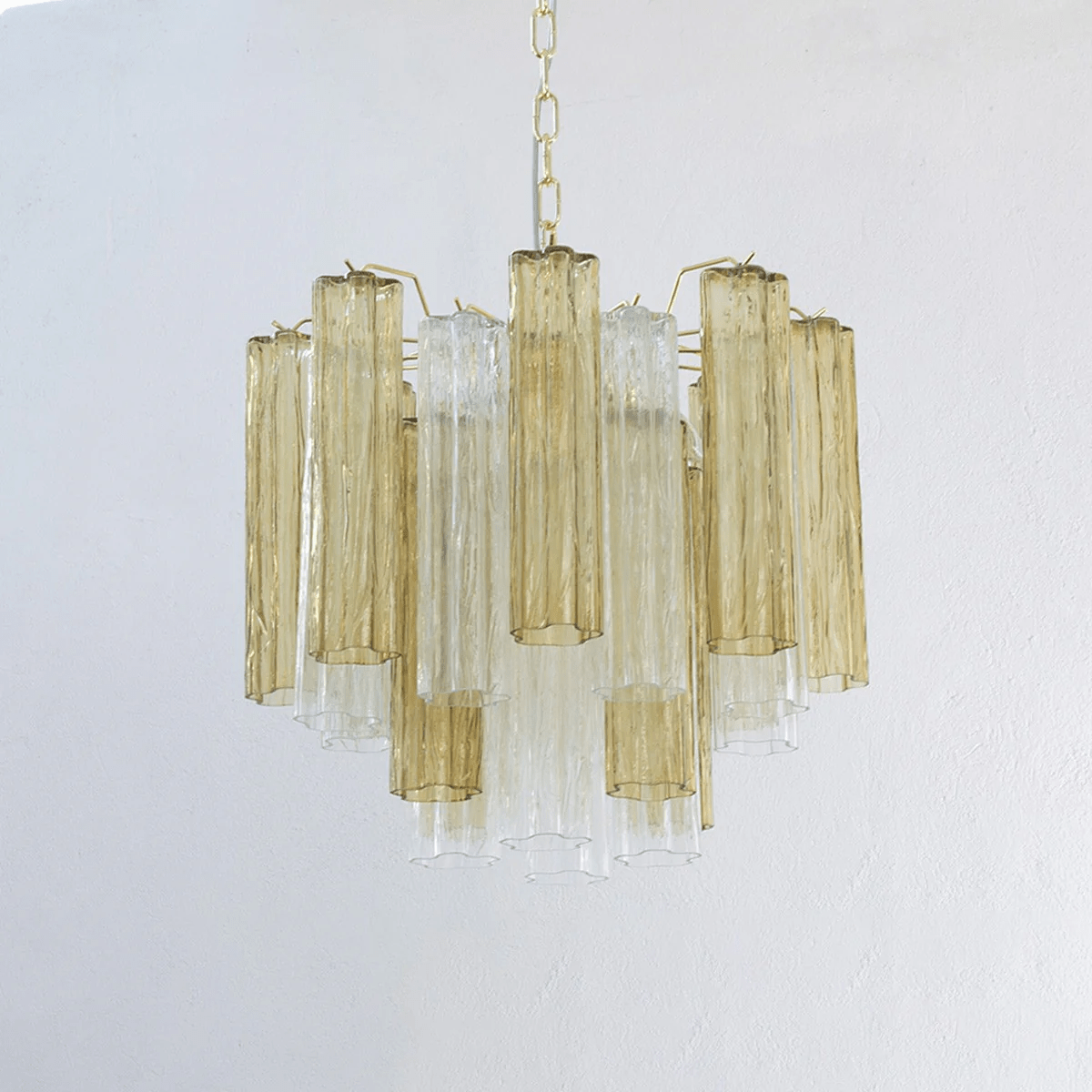 Aurora Chandelier Murano Glass Tiered - Neutralighting