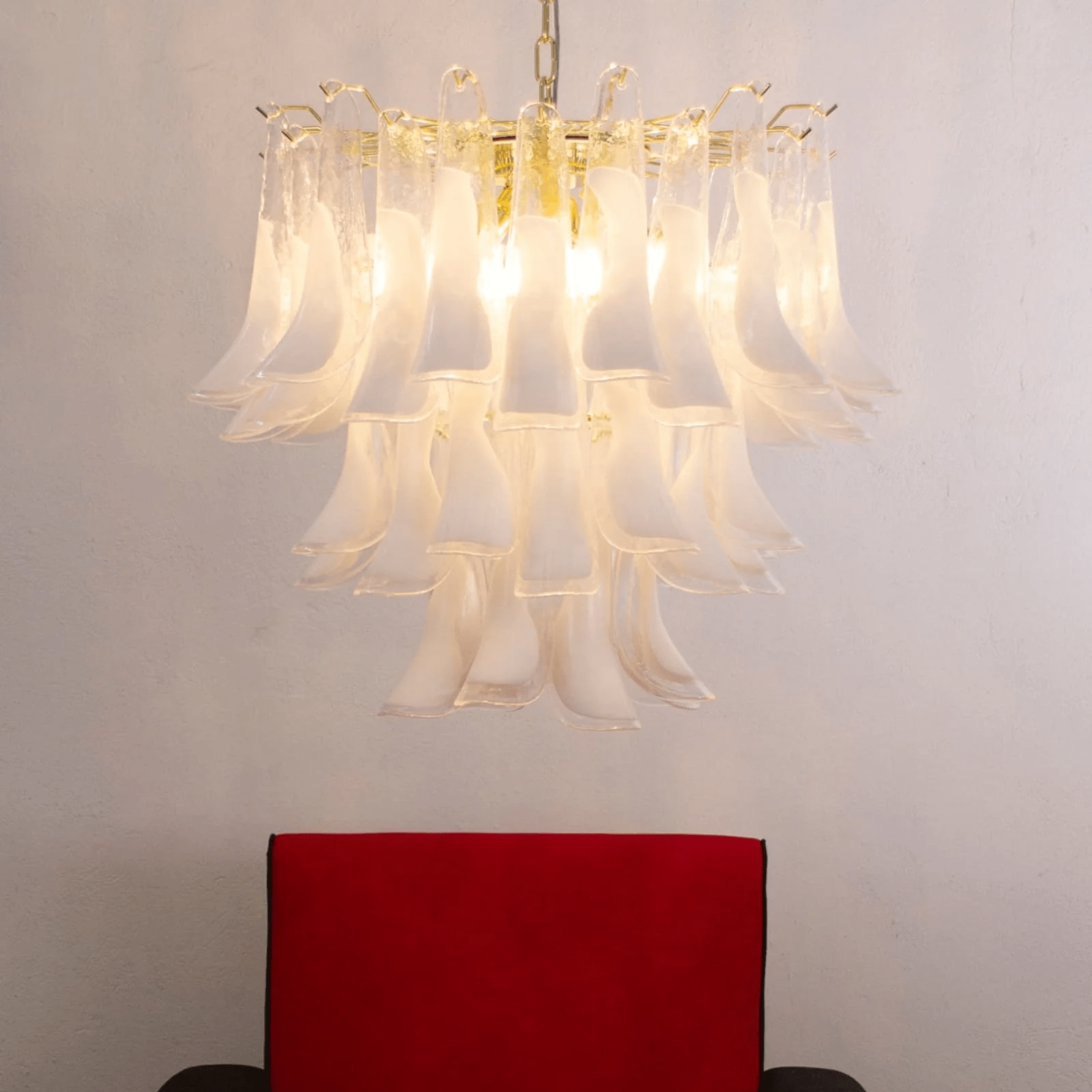 Aurora Chandelier Murano Glass Tiered Italian - Neutralighting