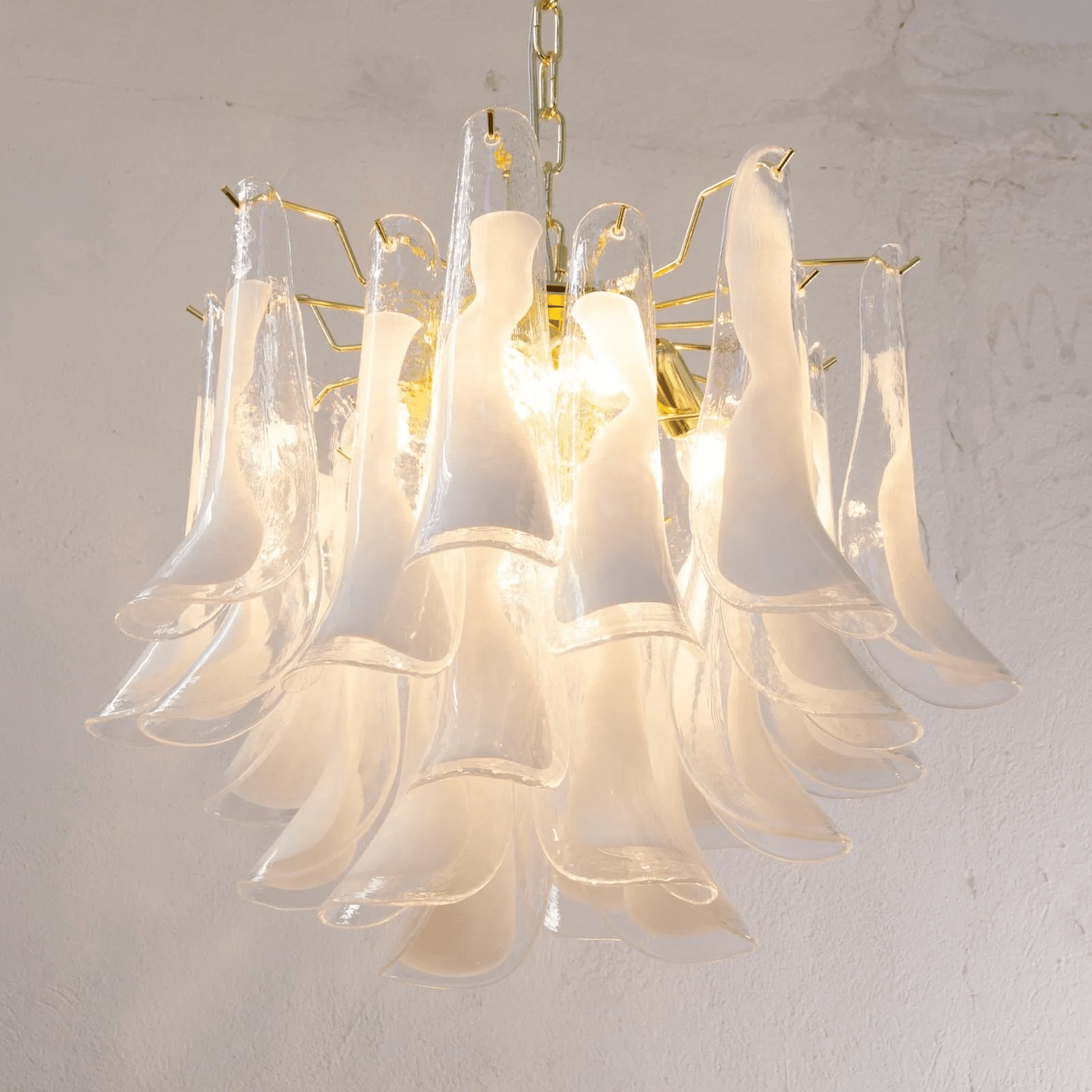 Aurora Chandelier Murano Glass Tiered Italian - Neutralighting