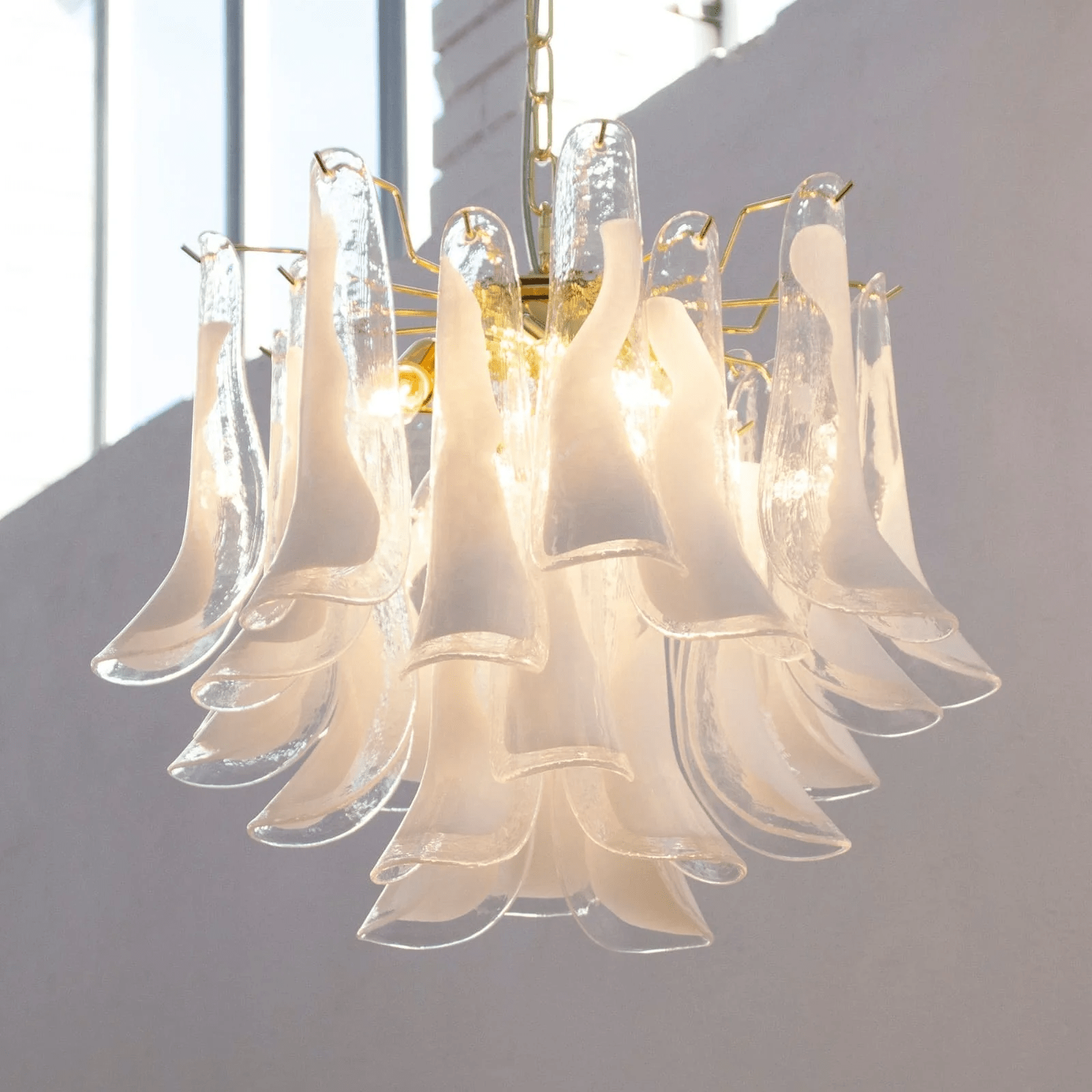 Aurora Chandelier Murano Glass Tiered Italian - Neutralighting