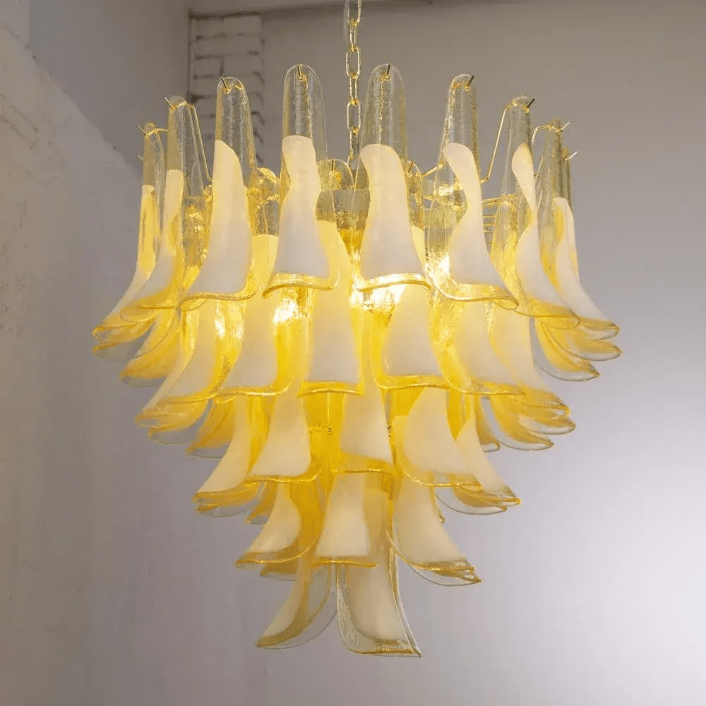 Aurora Chandelier Murano Glass Tiered Italian - Neutralighting