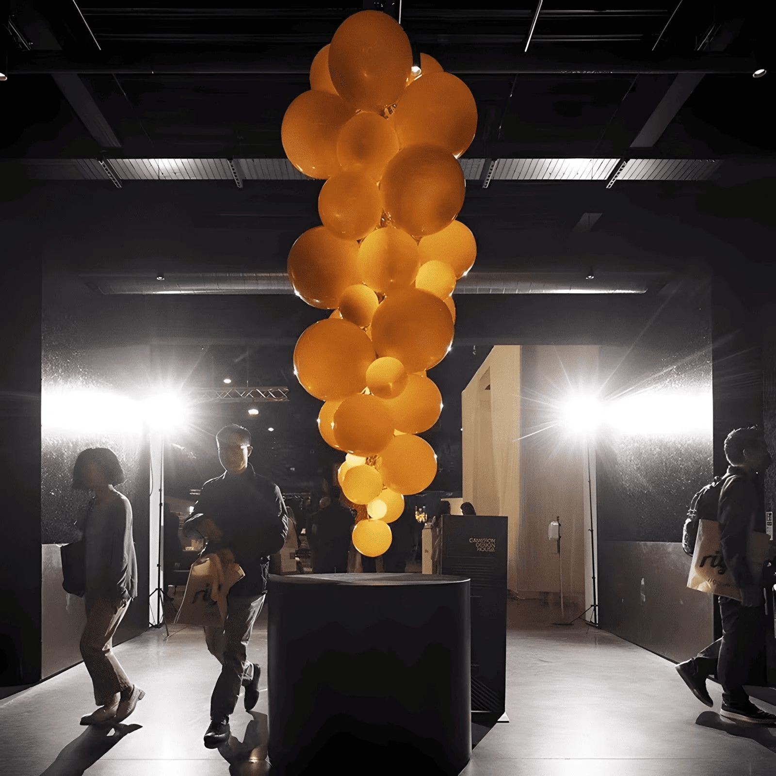 Aurora Chandelier Murano Glass Grape Cluster Art Deco - Blowlighting