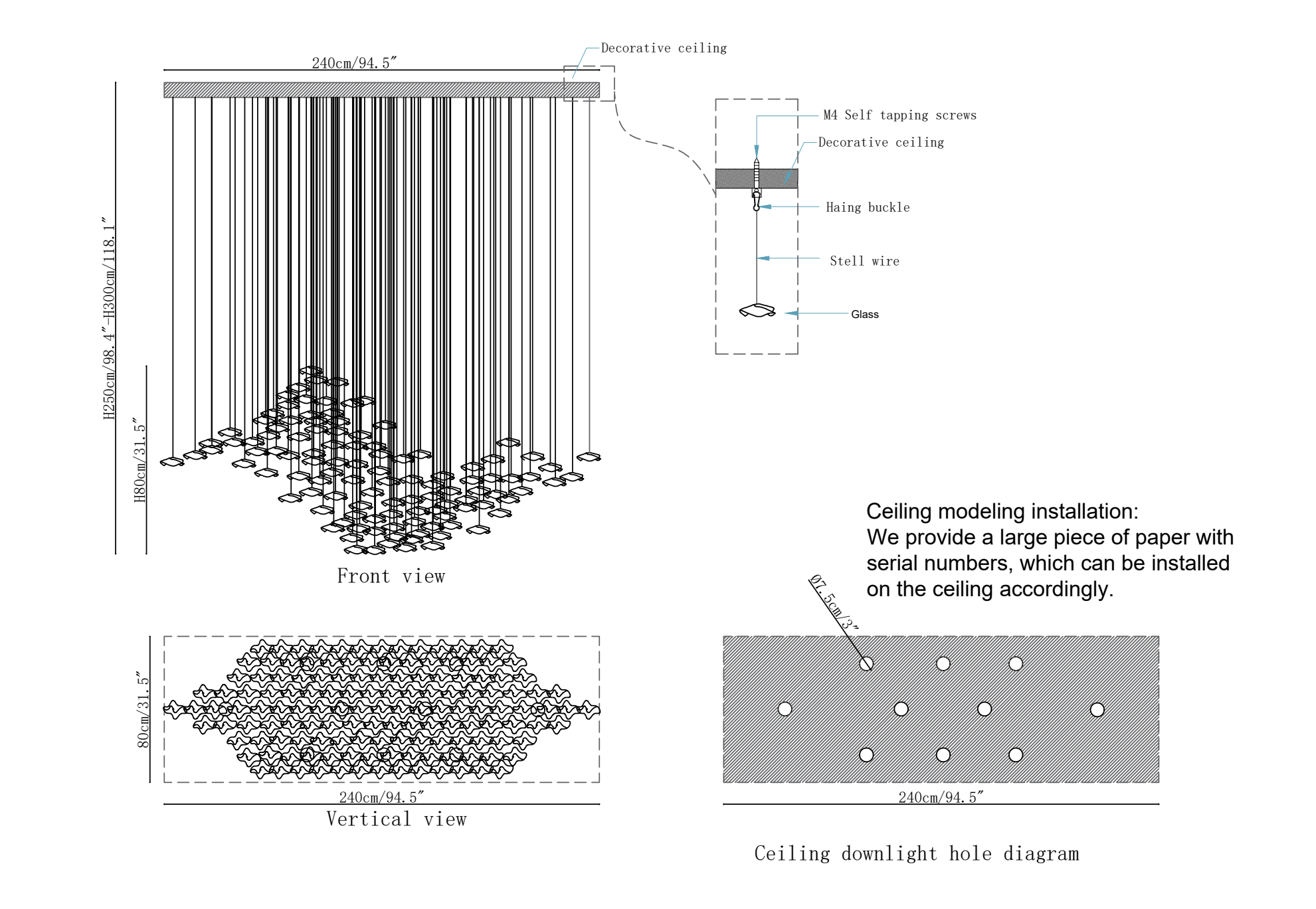 Vecarisra Luxus Gezeiten-Kunstglas Pendelleuchte-Letslighting