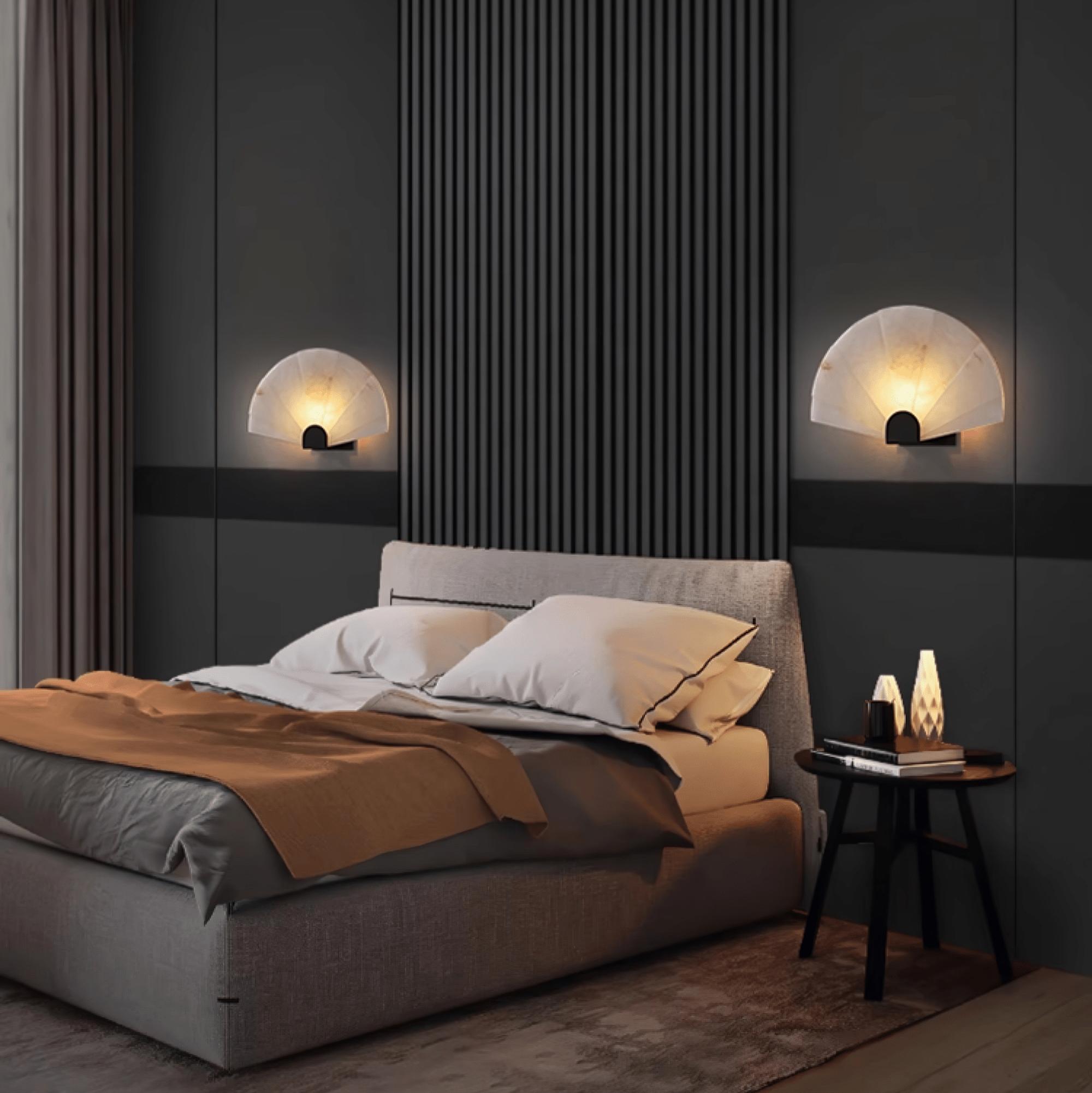 Aurelia Minimalist Alabaster Wall Light - Neutralighting