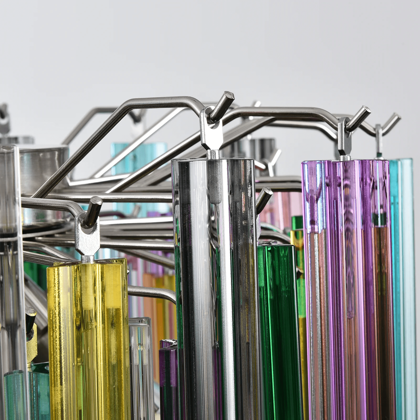 Aurora Chandelier Murano Glass Colorful Prism - Neutralighting