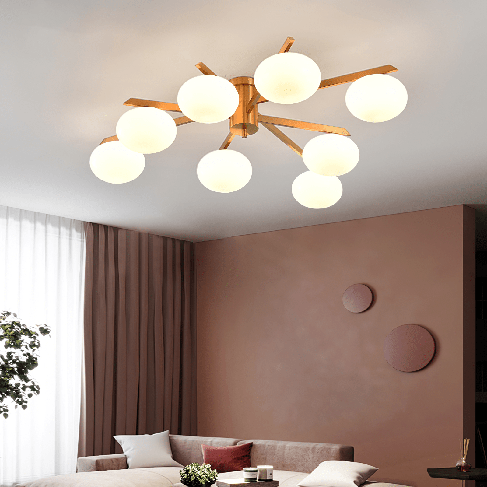 Nova Moderne Deckenleuchte aus Glas-Letslighting