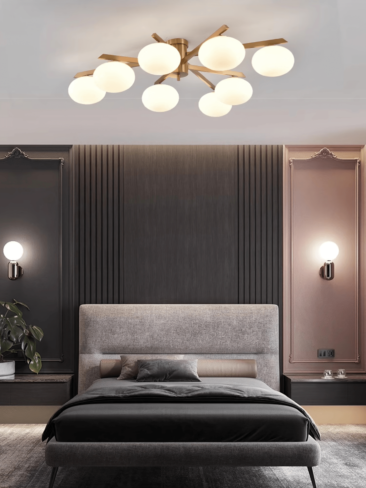 Nova Moderne Deckenleuchte aus Glas-Letslighting