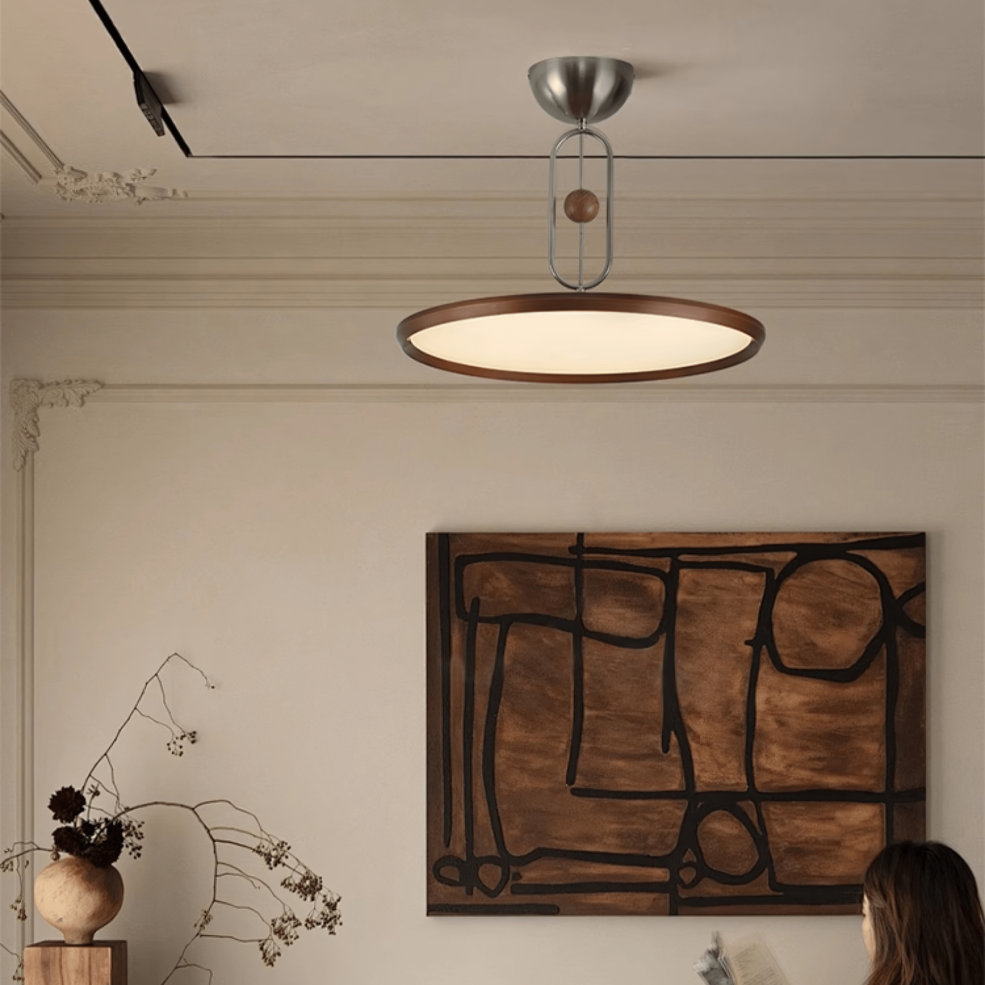 Lumen Moderne Deckenleuchte aus Metall-Letslighting