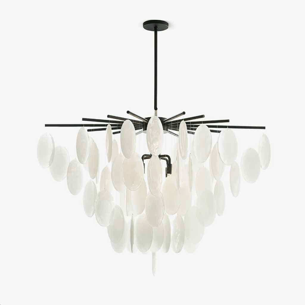 Isaiah Luxus-Glas-Kronleuchter-Letslighting