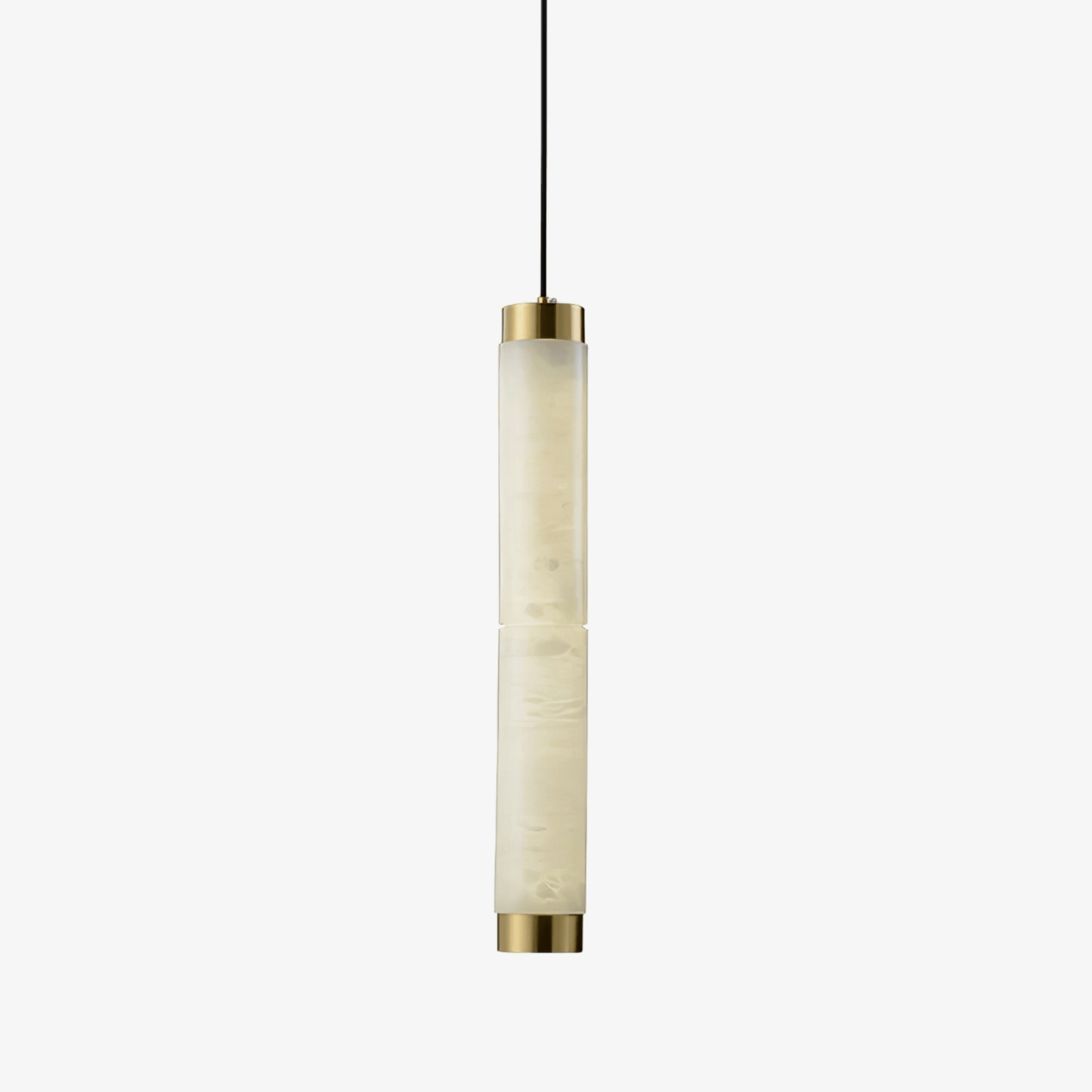 Lira Cylindrical Alabaster Pendant Light - Neutralighting