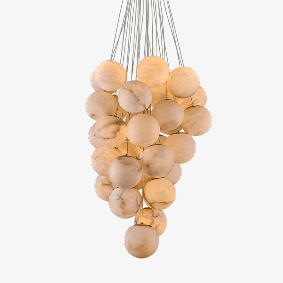 Grapha Alabaster Pendant Light Chandelier - Neutralighting