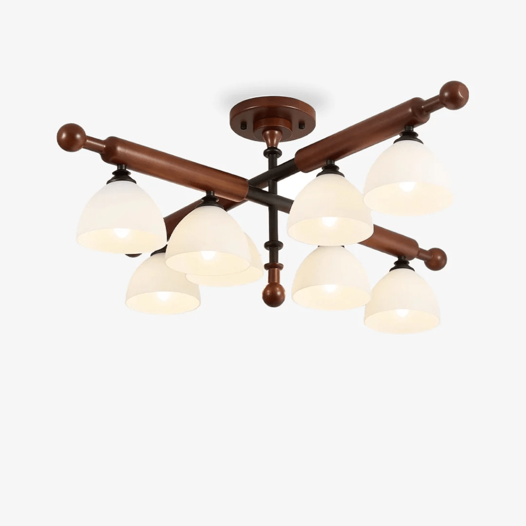 Rusticana Crossbeam Holz Deckenleuchte-Letslighting