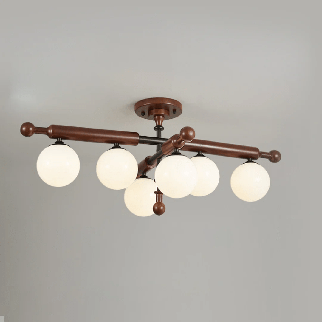 Rusticana Crossbeam Holz Deckenleuchte-Letslighting