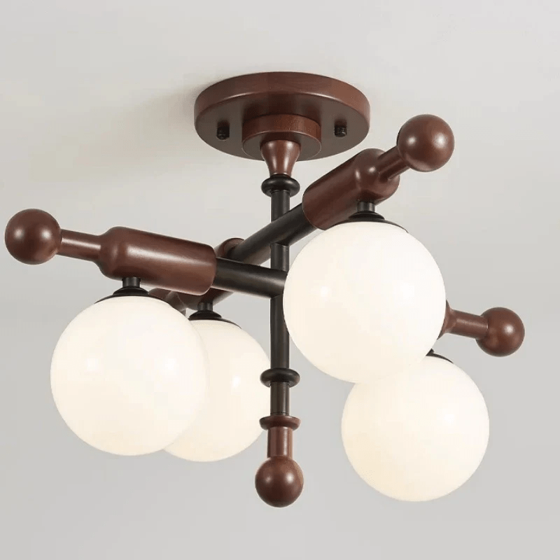 Rusticana Crossbeam Holz Deckenleuchte-Letslighting