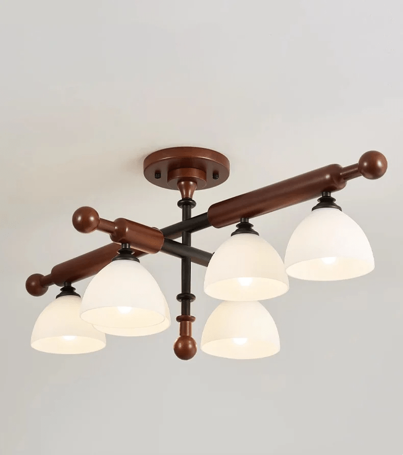 Rusticana Crossbeam Holz Deckenleuchte-Letslighting