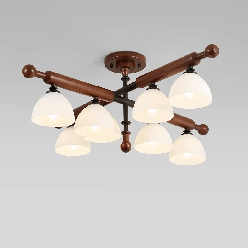 Rusticana Crossbeam Holz Deckenleuchte-Letslighting