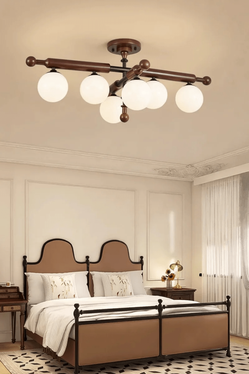 Rusticana Crossbeam Holz Deckenleuchte-Letslighting