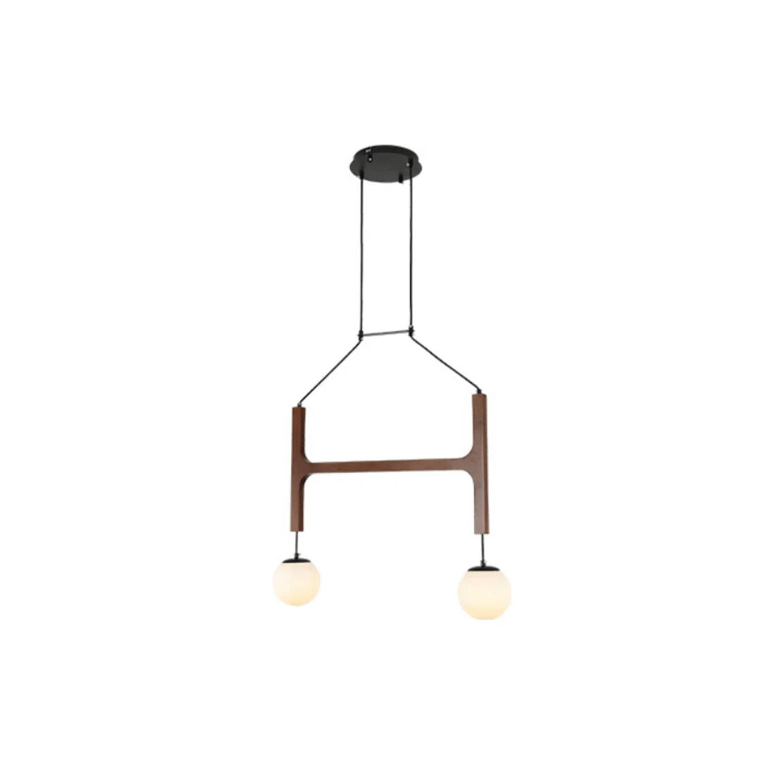 Xylocube Geometrische Pendelleuchte aus Holzkugel-Letslighting
