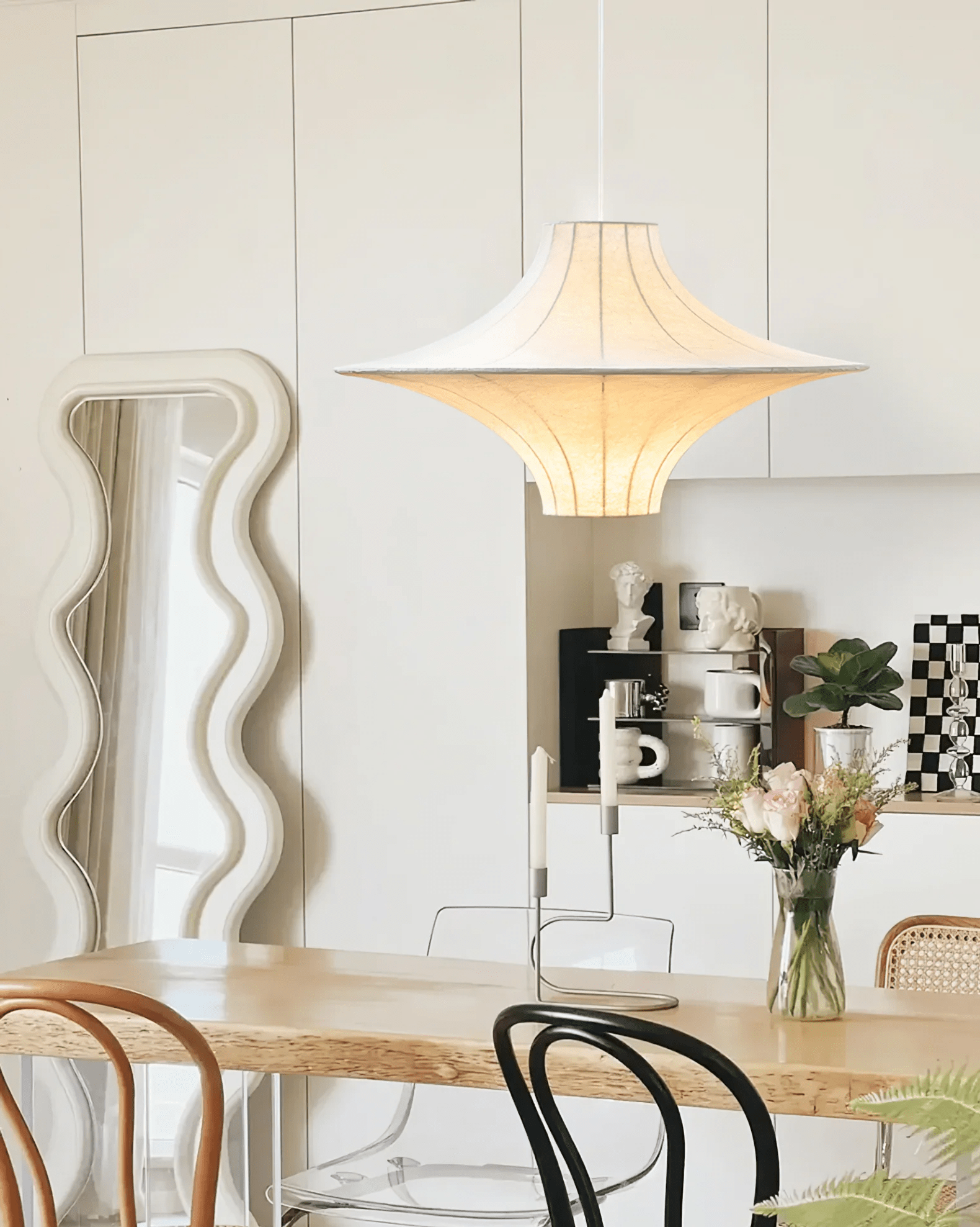 Thomas Moderne Seidenpendelleuchte-Letslighting