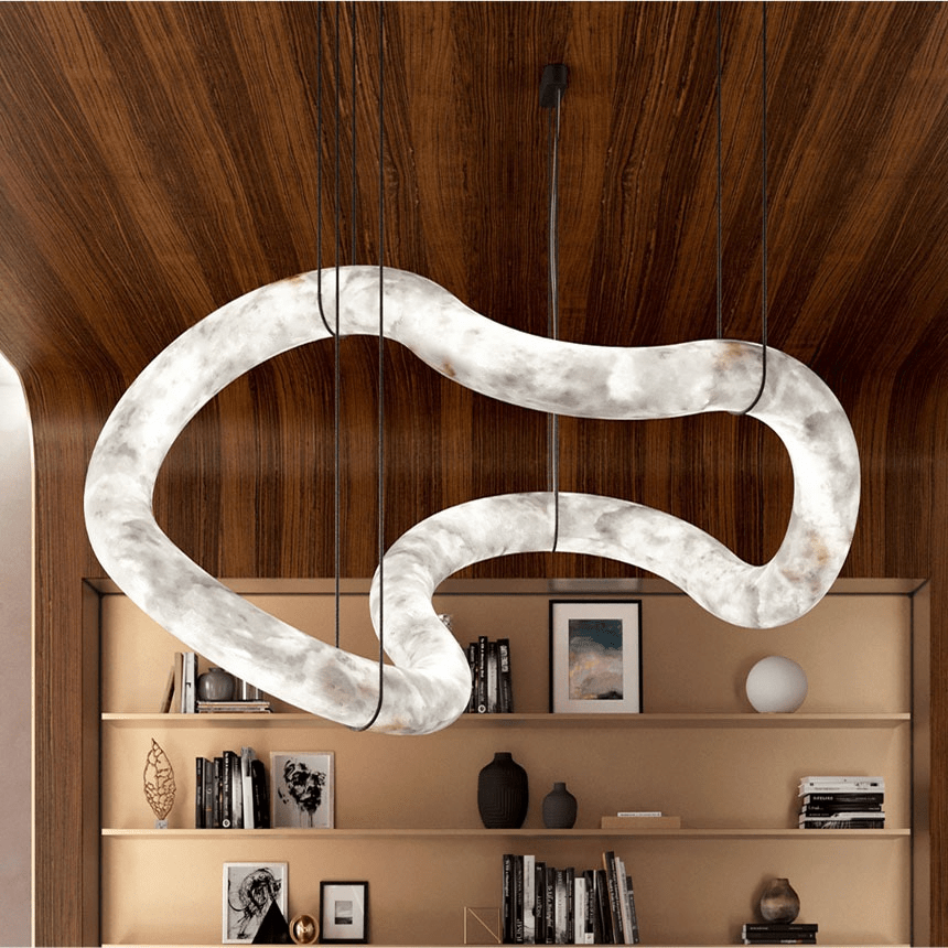 Erya Alabaster Pendant Light Chandelier - Neutralighting