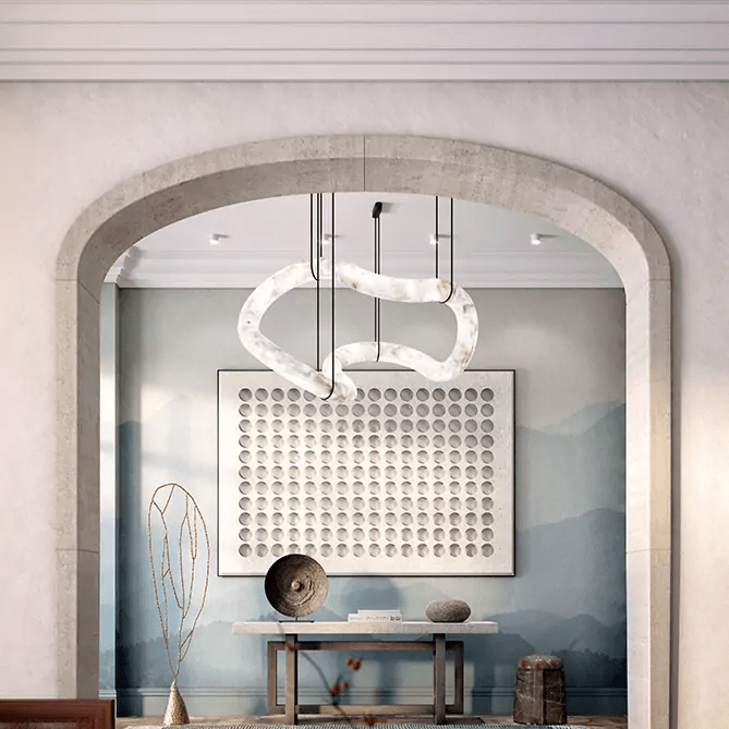 Erya Alabaster Pendant Light Chandelier - Neutralighting