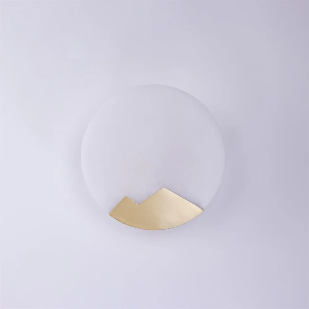 Nova Mountain Shaped Alabaster Wall Light - Neutralighting