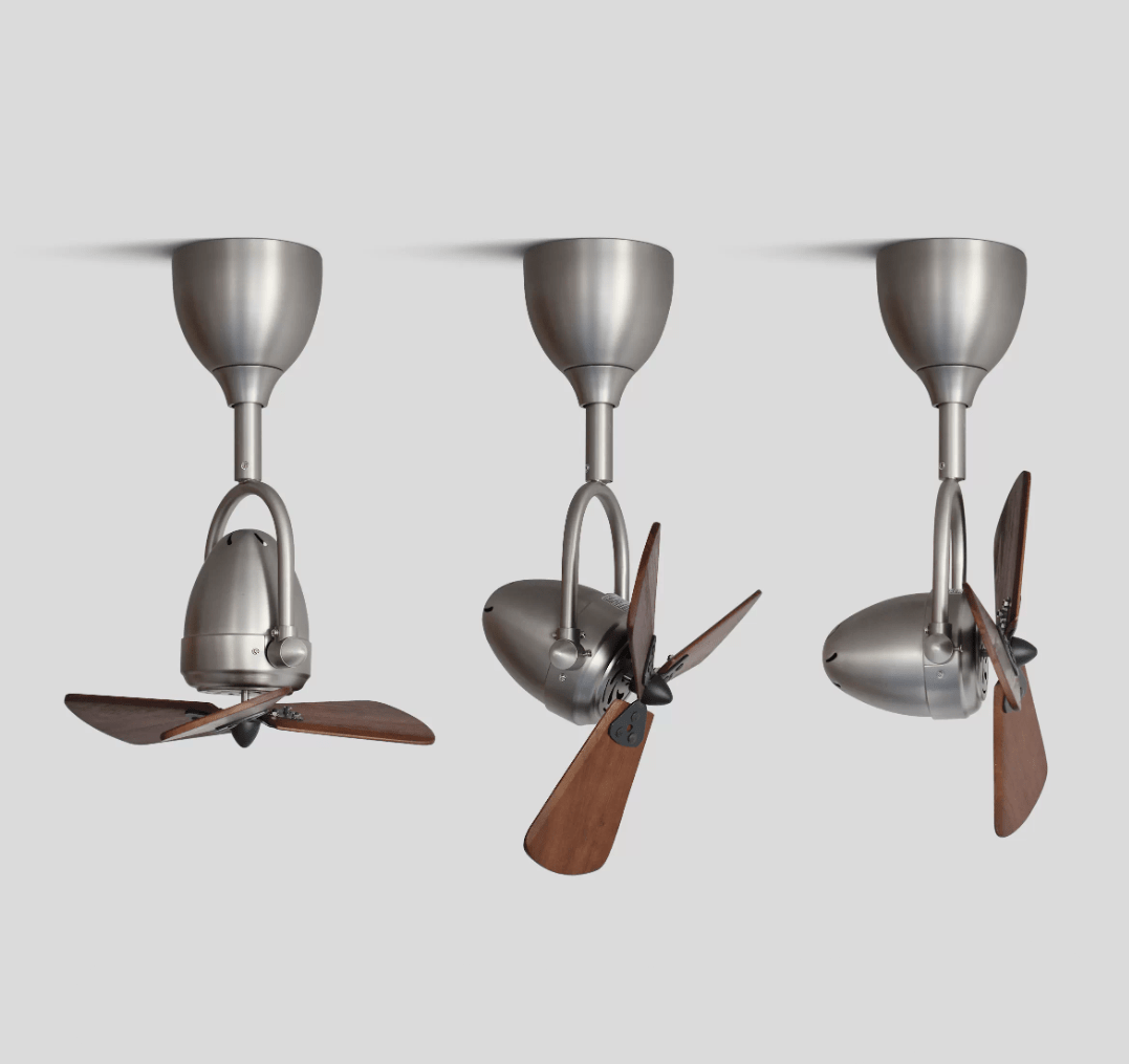 Orville Gelenk-Deckenventilator in einem modernen Interieur