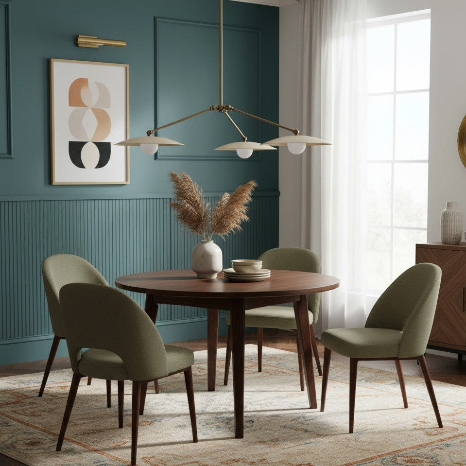 Curva Kronleuchter in einem Esszimmer